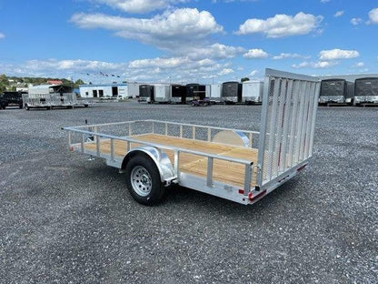 Carry-On 7 x 12 Aluminum Landscape Utility Trailer – Rear Gate image 3