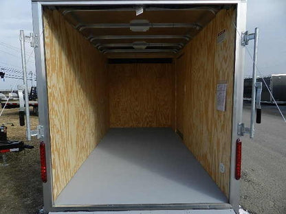 Car Mate 6 x 12 Enclosed Cargo Trailer – 6″ Added Height image 1
