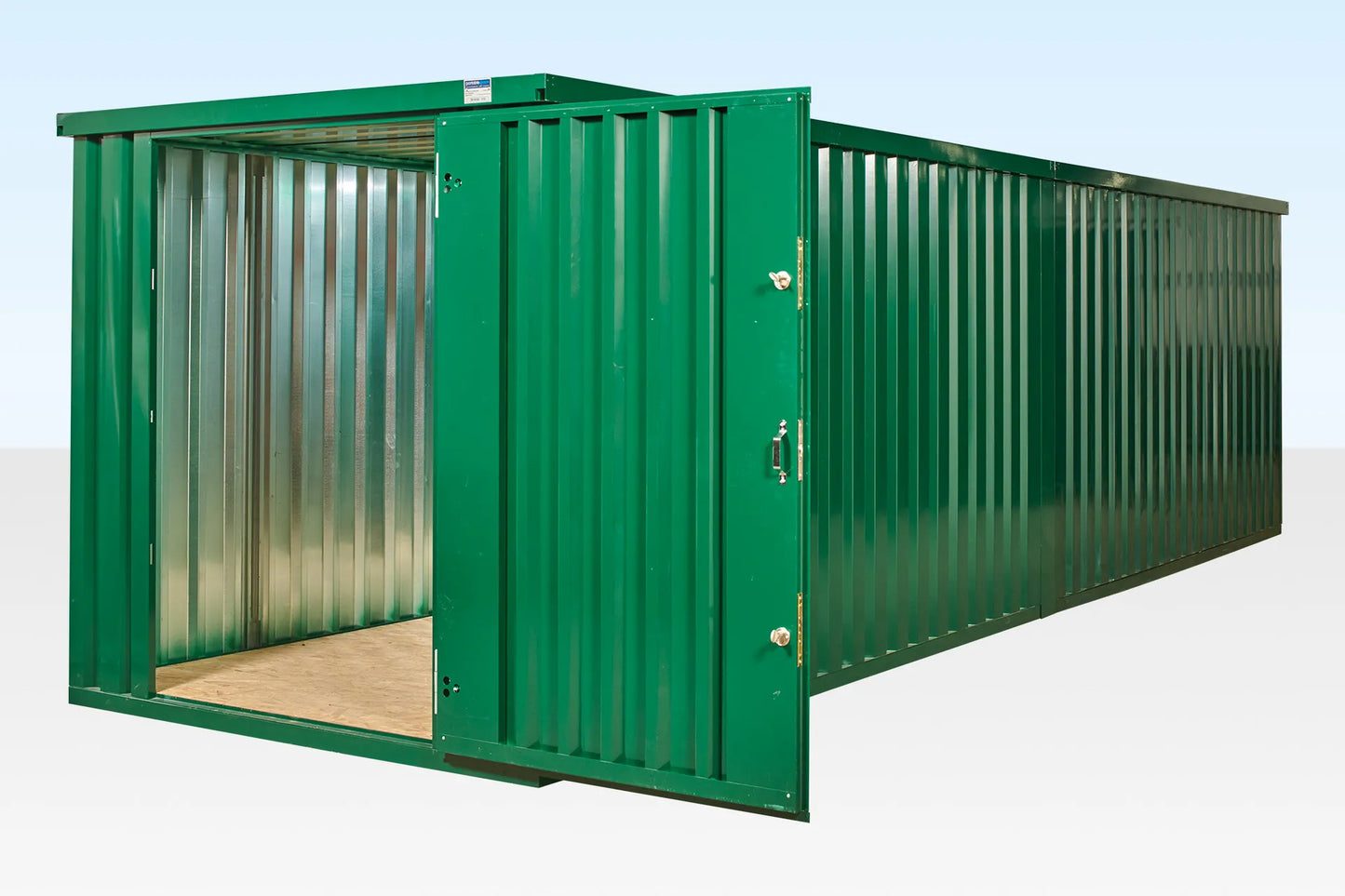 8M X 2.1M End Linked Flat Packed Container Bundle (Powder Coated) image 0