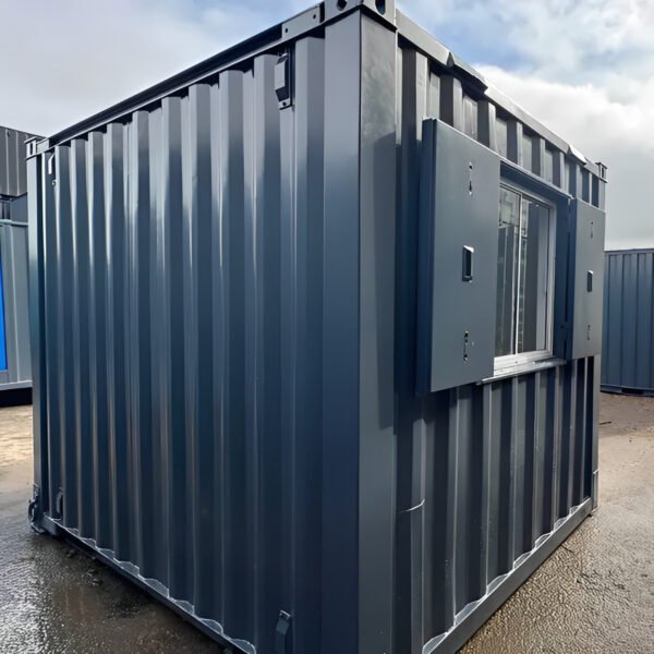 10ft × 8ft Shipping Container Office | Portable Anti-Vandal Building image 13