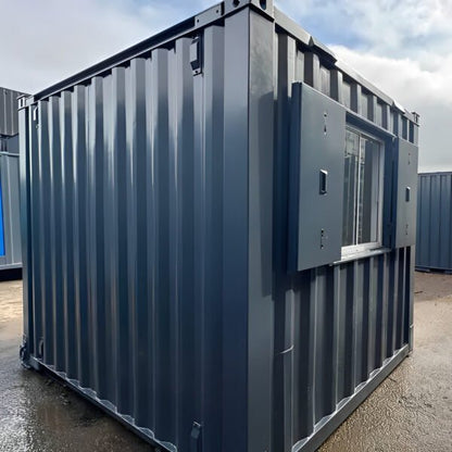 10ft × 8ft Shipping Container Office | Portable Anti-Vandal Building image 13