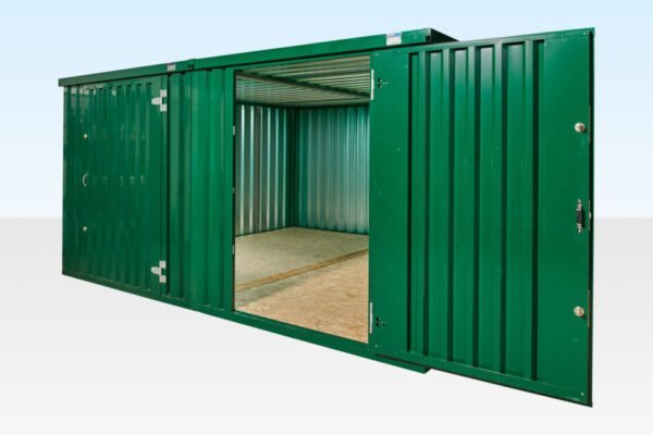 4M X 4.2M Side Linked Flat Pack Container Bundle (Powder Coated) image 0