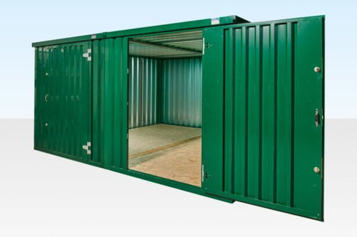 4M X 4.2M Side Linked Flat Pack Container Bundle (Powder Coated) image 0