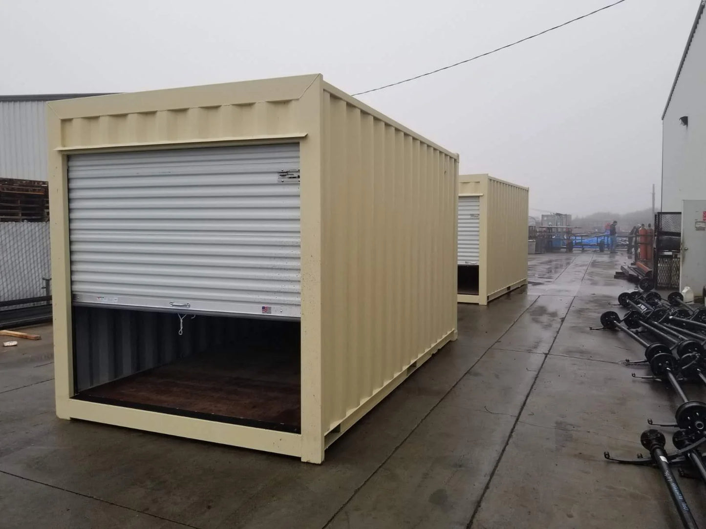 16Ft Storage Container With Roll-Up Door image 2