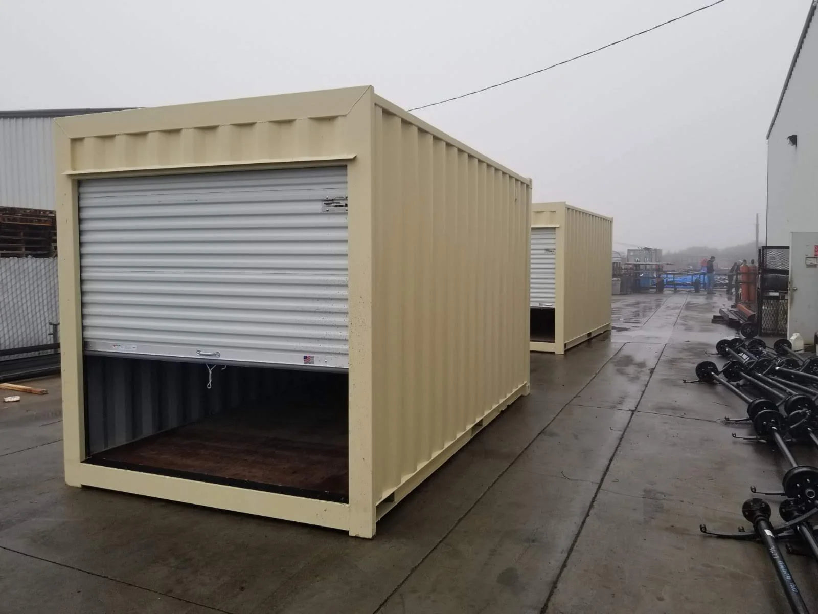 16Ft Storage Container With Roll-Up Door image 2