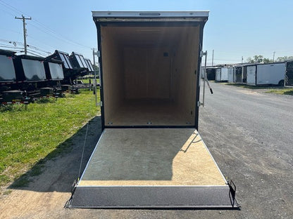 Covered Wagon 7 x 16 Enclosed Trailer – 18″ Added Height image 1