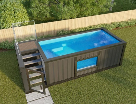 shipping container pool image 0