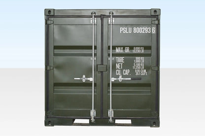 8Ft One Trip Shipping Container (Green) image 2