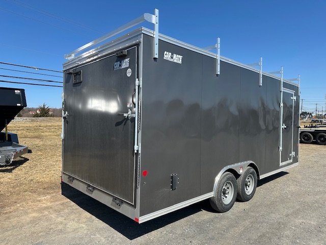 Car Mate 8.5 x 20 Enclosed Cargo Trailer – Contractor Ramp Door image 2