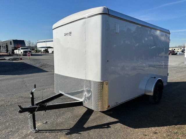 Carry-On 7 x 12 Enclosed Single Axle – Barn Door image 2