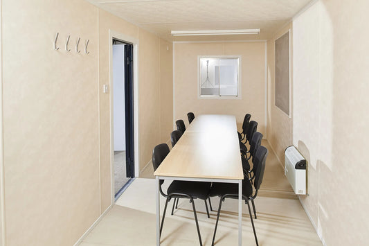 24Ft x 9Ft Steel Anti-Vandal Office Cabin image 0