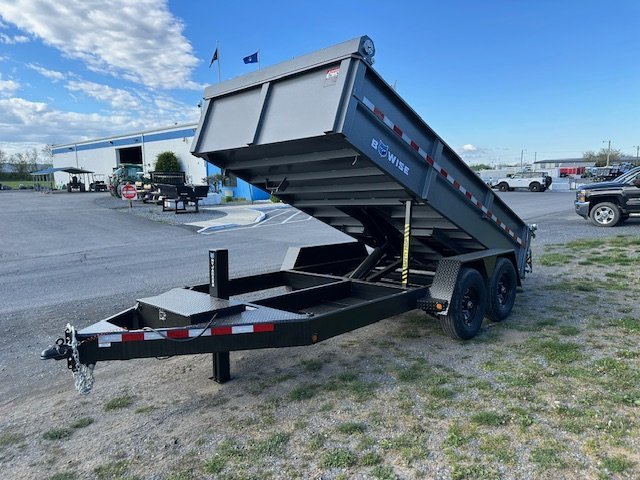 BWise 7 x 14 Low Profile Dump Trailer – Tarp Kit image 1