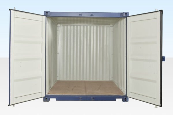 10Ft X 8Ft Shipping Container (One trip) – Blue image 1
