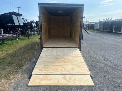 Diamond Cargo 7 x 16 Enclosed Trailer – Black Trim Package image 1