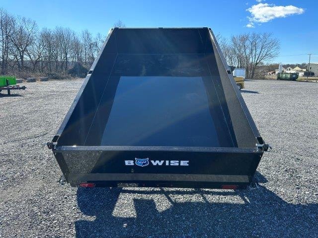 BWise 6 x 10 Low Profile Dump Trailer – Spreader Gate image 1