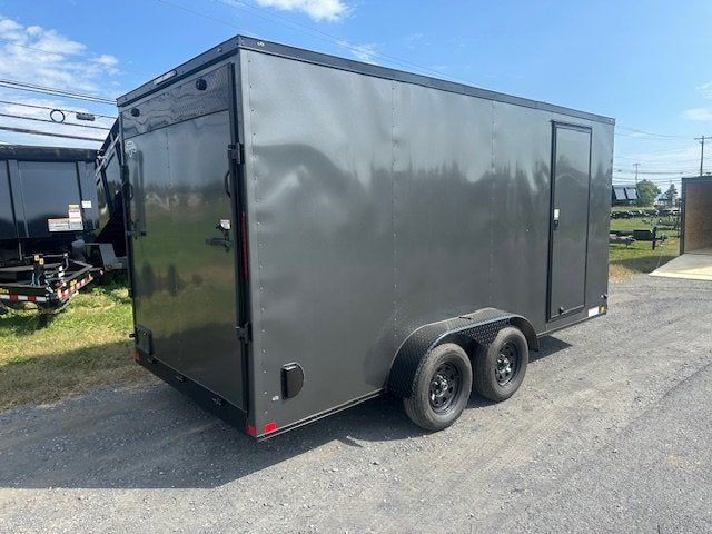 Diamond Cargo 7 x 16 Enclosed Trailer – Black Trim Package image 2