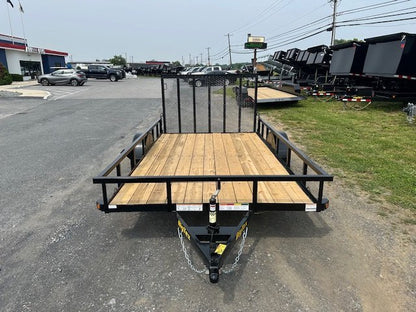 Big Tex 7 x 12 Landscape Utility Trailer – Rear Ramp Gate image 1