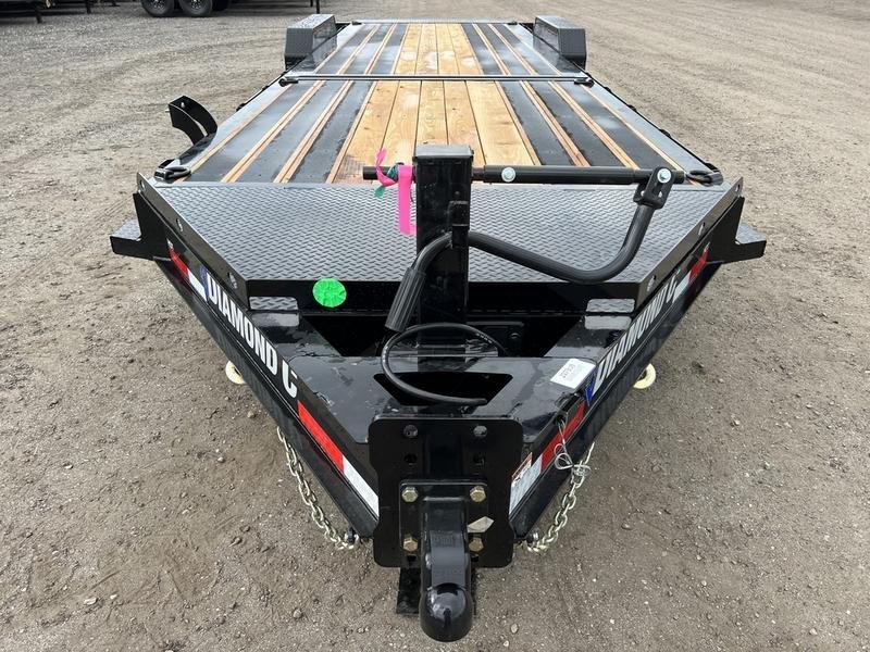 2024 Diamond C 7X24 20K Tilt Deck Equipment Trailer w/Spare Mount image 0