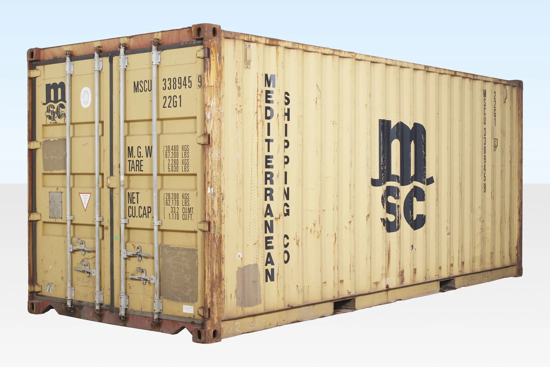 20Ft X 8Ft Used Cargo-Worthy Dry Van image 1