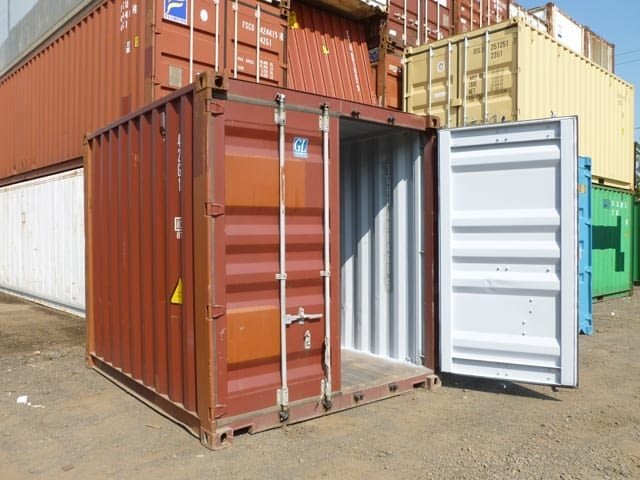 10ft Long Used Fabricated Steel Storage Containers image 1