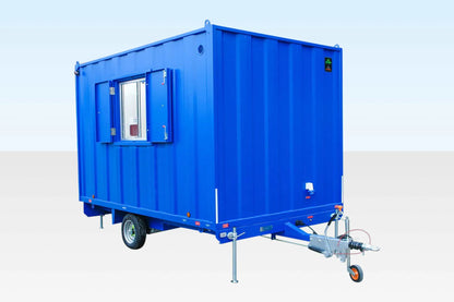 12Ft x 7Ft 6in Steel Mobile Anti-Vandal Office Cabin image 1