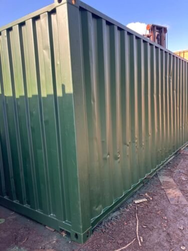 20x8x86 Side Door Shipping Container Repainted With Lock Box image 1
