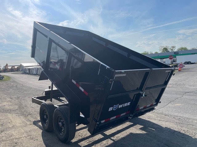BWise 7 x 12 High Side Dump Trailer – Barn Doors image 2