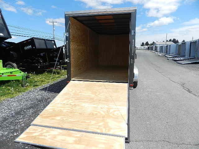 Covered Wagon 7’x16′ Enclosed Trailer — 12″ Added Height image 1