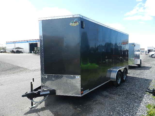 Covered Wagon 7’x16′ Enclosed Trailer — 12″ Added Height image 2