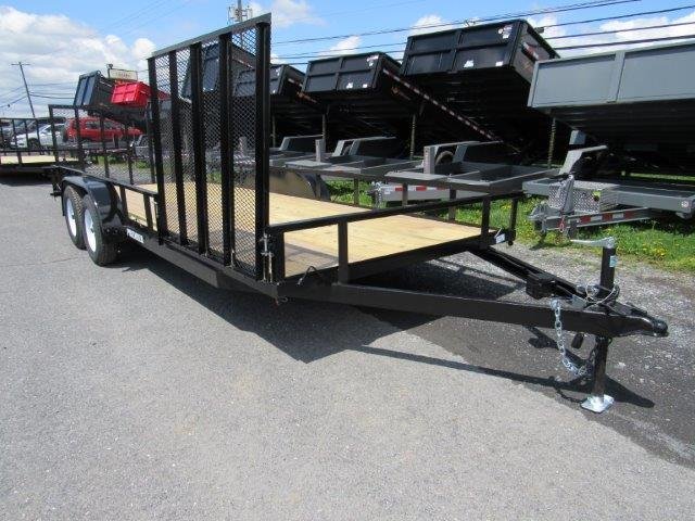 Premier 7 x 20 Landscape Utility Trailer – Side ATV Gate image 0