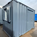 10ft × 8ft Shipping Container Office | Portable Anti-Vandal Building image 0