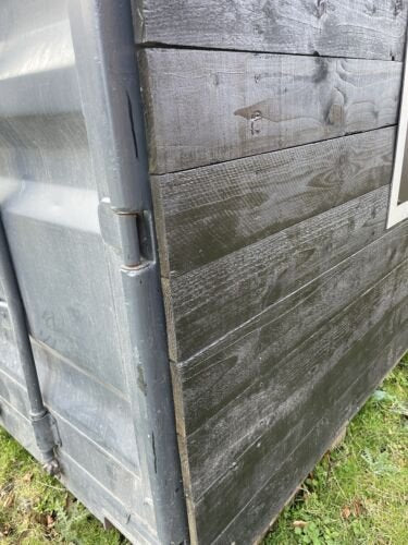 Shipping Container 20Ft Dark Grey With Black Timber Cladding image 3