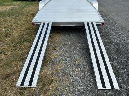 Sport Haven 7×20 Premium Aluminum Car Trailer – Torsion Axles image 1