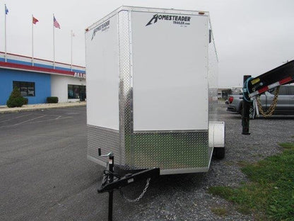 Homesteader 7 x 14 V-Nose Enclosed Trailer – 12″ Added Height image 2