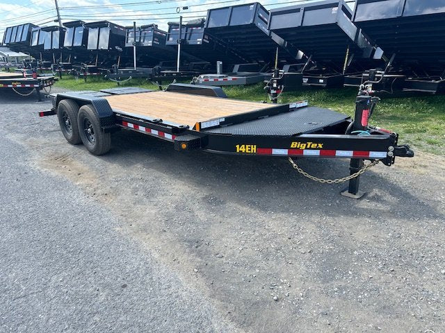 Big Tex 14EH Low Profile 7 x 16 Equipment Trailer – Mega Ramps image 2
