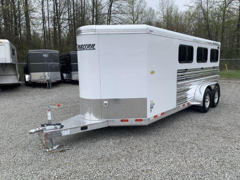 2020 19′ CIMARRON BUMPER PULL 6 PEN STOCK TRAILER image 0