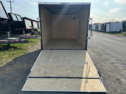 Covered Wagon 7’x12′ Enclosed Trailer — 6″ Added Height image 0