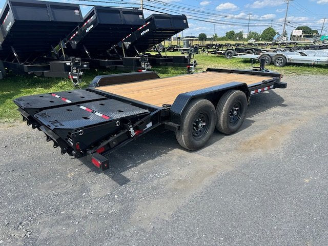 Big Tex 14EH Low Profile 7 x 16 Equipment Trailer – Mega Ramps image 3