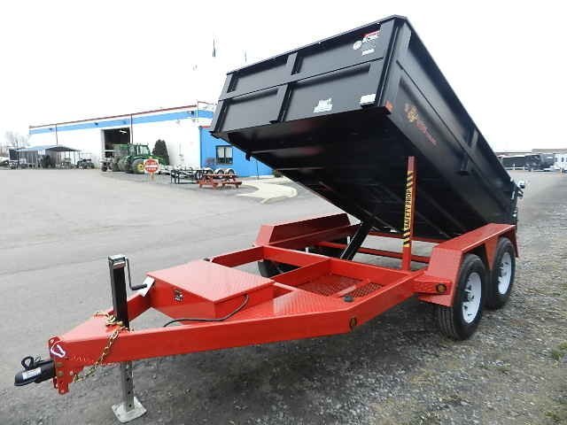 BWise 6 x 10 Low Profile Dump Trailer – Combo Gate &amp; Ramps image 2