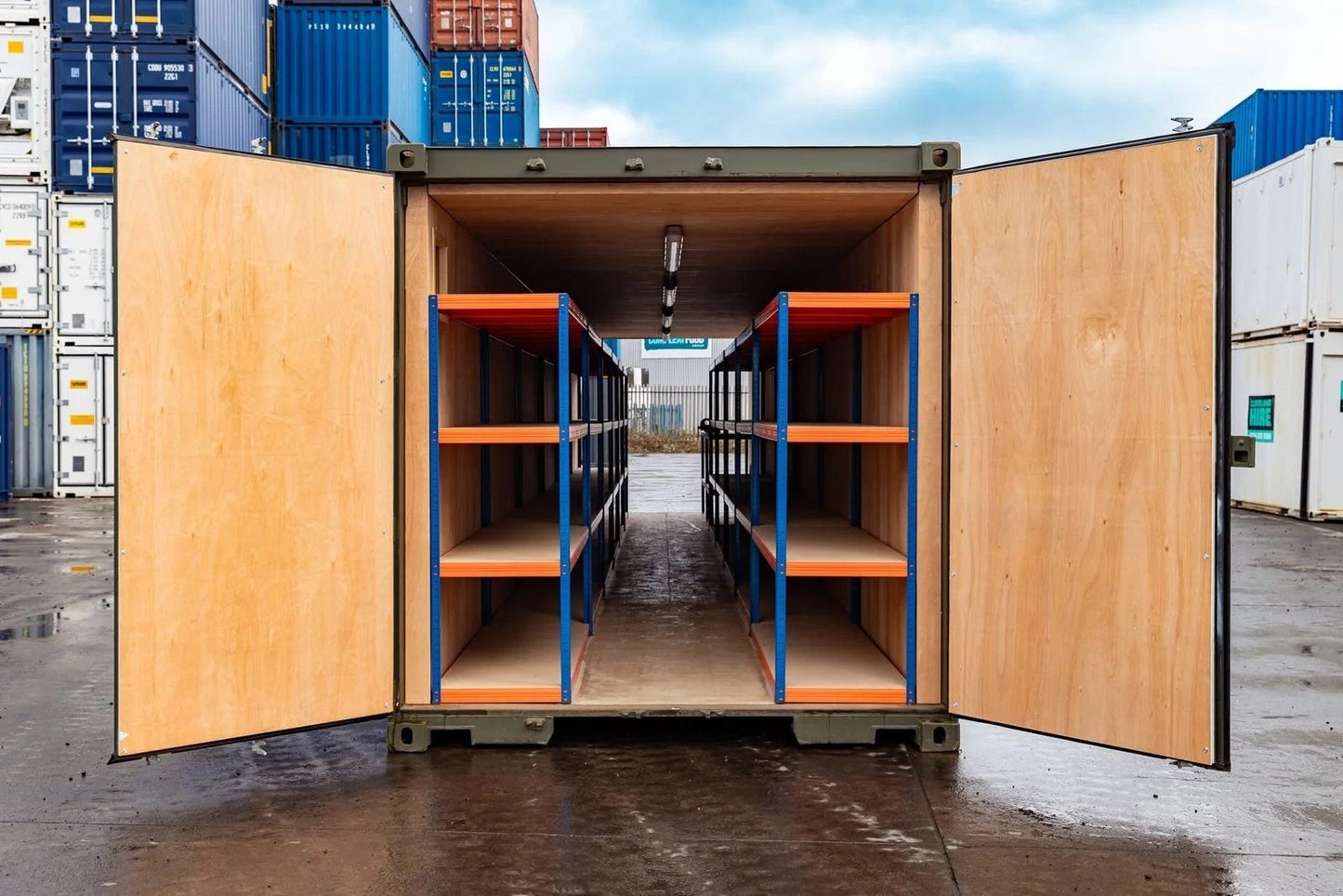 40Ft X 8Ft One Trip Tunnel Container Double End Door image 1