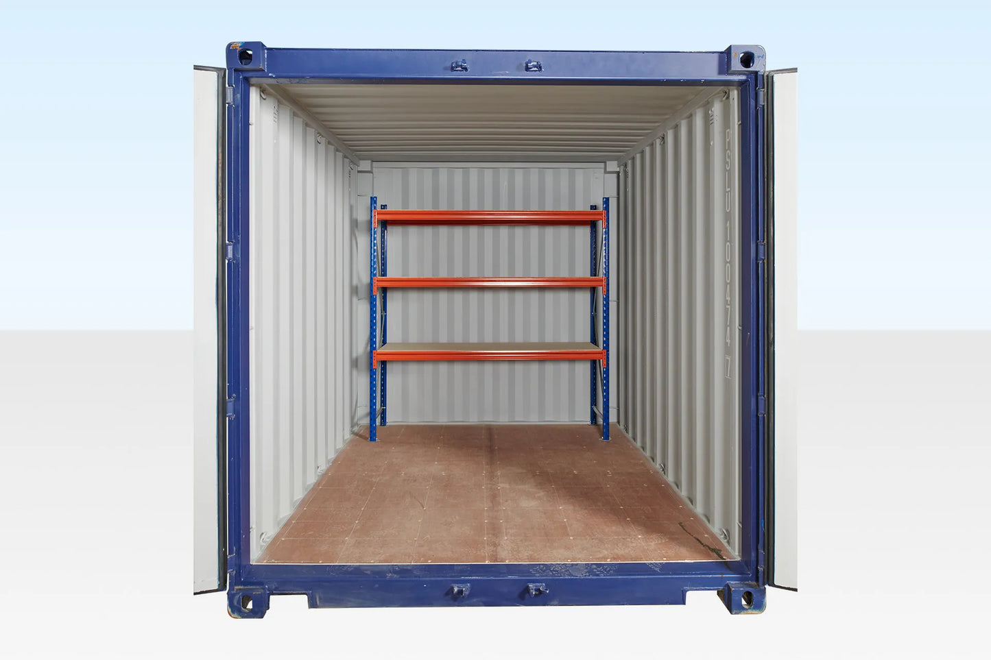 Adjustable, Heavy Duty Three Tier Racking For Rear Of Container image 0