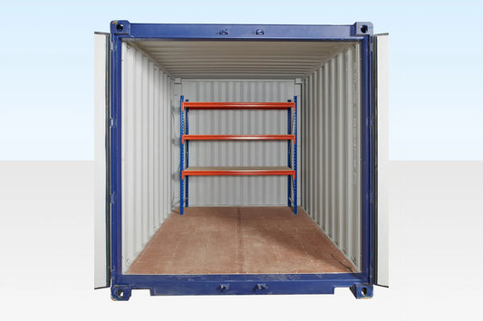 Adjustable, Heavy Duty Three Tier Racking For Rear Of Container image 0