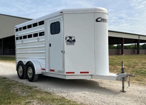 2013 model Cimarron 3 Horse Bumper Pull image 0