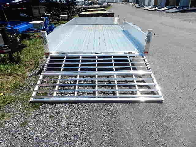 Sport Haven 7×14 Dual Axle Utility Trailer – Side ATV Ramp image 1