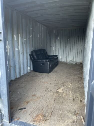 Shipping Container 20Ft Dark Grey With Black Timber Cladding image 2