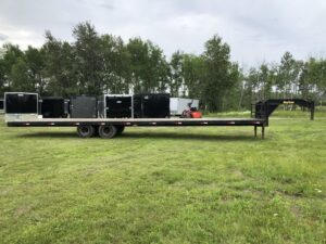 2002 Kaufman Trailers 101X40 Gooseneck Equipment Trailer w/Toolbox