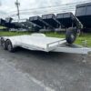 2024 Sport Haven 7×18 Aluminum Car Trailer – 6k Torsion Axles