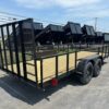 Carry-On 7 x 18 Landscape Utility Trailer – Mesh Sides