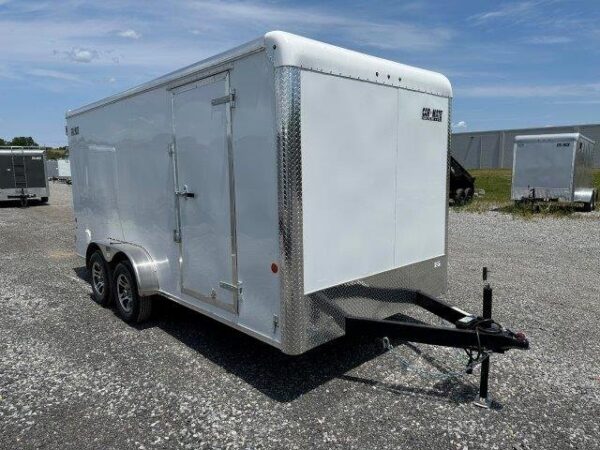 Car Mate 7 x 16 Enclosed Cargo Trailer – Barn Doors